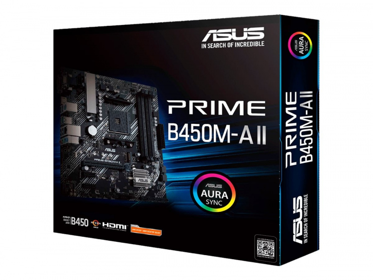 ASUS PRIME B450M-A II Micro-ATX AM4 AMD B450