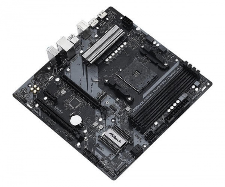 ASRock A520M Phantom Gaming 4 - mATX - A520 - AM4 - Moderkort