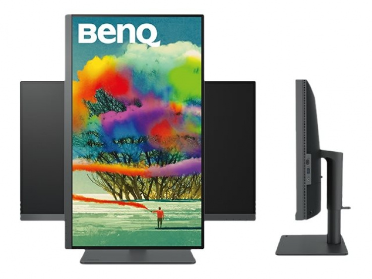 BenQ DesignVue PD2705U 27 3840 x 2160 (4K) HDMI DisplayPort USB-C 60Hz Pivot Monitor BenQ DesignVue PD2705U 27 3840 x 2160 (4K) HDMI DisplayPort USB-C 60Hz Pivot Monitor