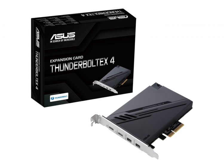 ASUS ThunderboltEX 4 Thunderbolt-adapter PCI Express 3.0 x4 40Gbps ASUS ThunderboltEX 4 Thunderbolt-adapter PCI Express 3.0 x4 40Gbps