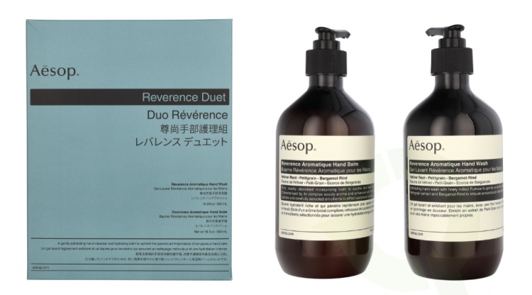 AESOP Reverence Duet Set 1000 ml 2x500ml - Hand Wash/Hand Balm