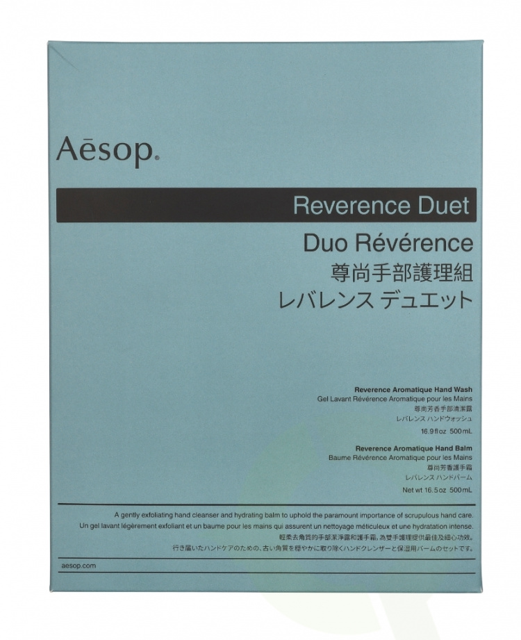 AESOP Reverence Duet Set 1000 ml 2x500ml - Hand Wash/Hand Balm