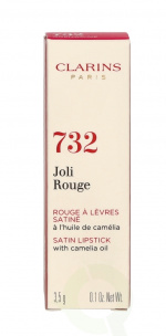 Clarins Joli Rouge Satin Lipstick 3.5 g #732 Grenadine/With Camelia Oil