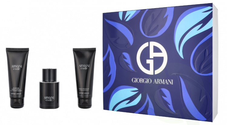 Armani Code Pour Homme Giftset 200 ml Edt Spray 50ml/DG 75ml/Asb 75ml