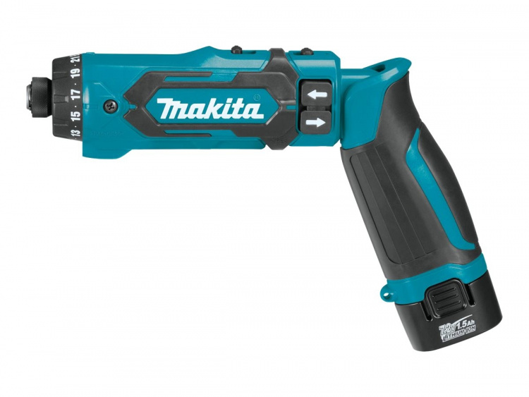 Makita DF012DSE Drill/driver 2 batteries included 1/4 hex socket Makita DF012DSE Drill/driver 2 batteries included 1/4 hex socket