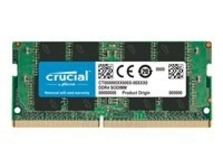 Crucial DDR4 16GB 3200MHz CL22 Non-ECC SO-DIMM 260-PIN