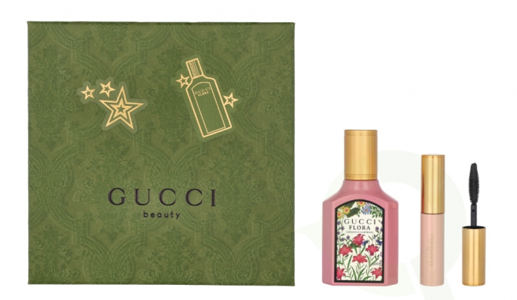 Gucci Flora Gorgeous Gardenia Giftset 33 ml Edp Spray 30ml/Mini Mascara 3ml