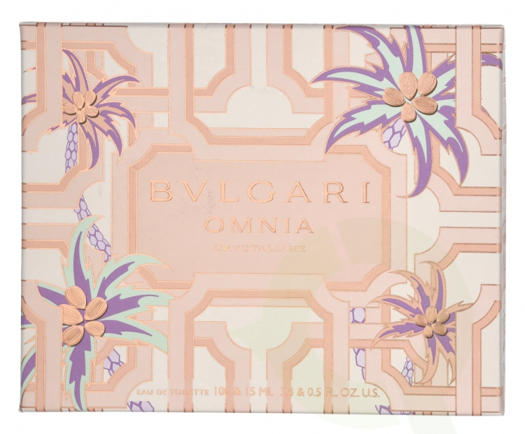 Bvlgari Omnia Crystalline Giftset 115 ml Edt Spray 100ml/Edt Spray 15ml