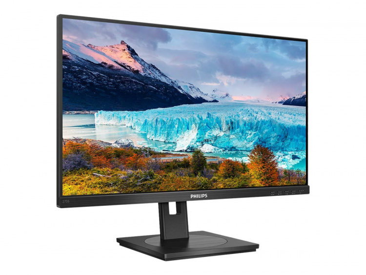 Philips S-line 275S1AE 27 2560 x 1440 (2K) DVI HDMI DisplayPort 75Hz Pivot Monitor