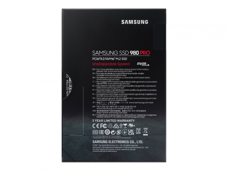 Samsung 980 PRO SSD MZ-V8P2T0BW 2TB M.2