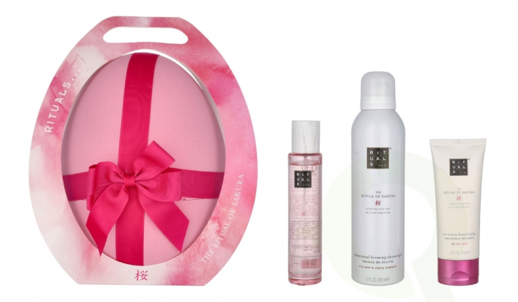 Rituals Sakura Set 320 ml Easter 2024 - Hair And Body Mist 50ml/Foaming Shower Gel 200ml/Hand Balm 70ml