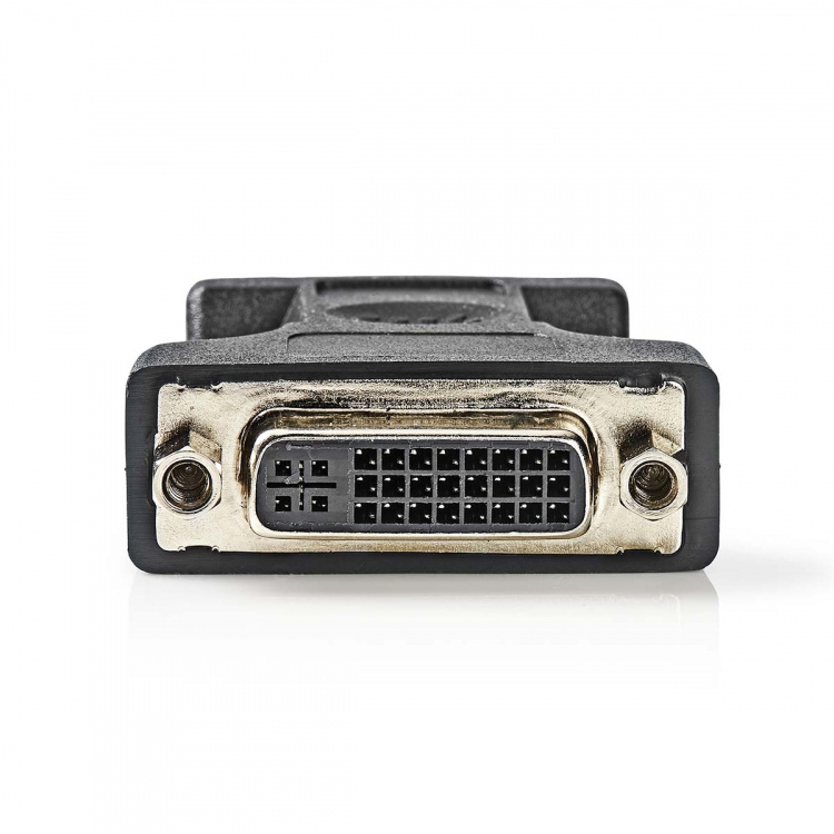 Nedis VGA Adapter | VGA Male | DVI-I 24+5-Pin Female | Nickel Plated | Straight | ABS / Metal | Black | Blister