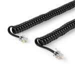 Nedis Telecom Cable | RJ10 Male | RJ10 Male | 5.00 m | Cable design: Coiled | Cable type: RJ10 | Black | Envelope Nedis Telecom Cable | RJ10 Male | RJ10 Male | 5.00 m | Cable design: Coiled | Cable type: RJ10 | Black | Envelope