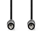 Nedis Stereo Audio Cable | 3.5 mm Male | 3.5 mm Male | Nickel Plated | 10.0 m | Round | Black | Blister Nedis Stereo Audio Cable | 3.5 mm Male | 3.5 mm Male | Nickel Plated | 10.0 m | Round | Black | Blister