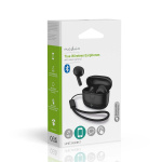 Nedis Fully Wireless Earphones | Bluetooth® | Battery play time: 16 hrs | Touch Control | Charging case | Wireless charging case | Built-in microphone | Voice control support | Black Nedis Fully Wireless Earphones | Bluetooth® | Battery play time: 16 hrs | Touch Control | Charging case | Wireless charging case | Built-in microphone | Voice control support | Black