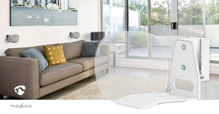 Nedis Speaker Mount | Compatible with: Sonos® Era300 | Wall | 5 kg | Swivel / Tilt | Tiltable | Rotatable | ABS / Metal | White