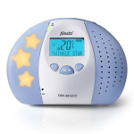 Alecto Full Eco DECT baby monitor with display white/blue