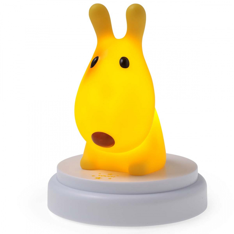 Alecto LED night light dog yellow