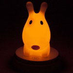Alecto LED night light dog yellow