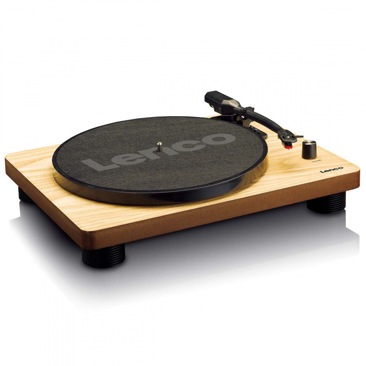 Lenco Turntable with built-in speakers USB Encoding Wood