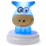 Alecto LED night light cow blue