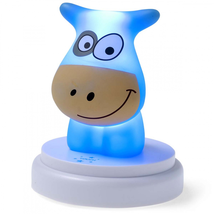 Alecto LED night light cow blue