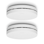 Alecto Design smoke detector with 10 year battery 2-pack White Alecto Design smoke detector with 10 year battery 2-pack White