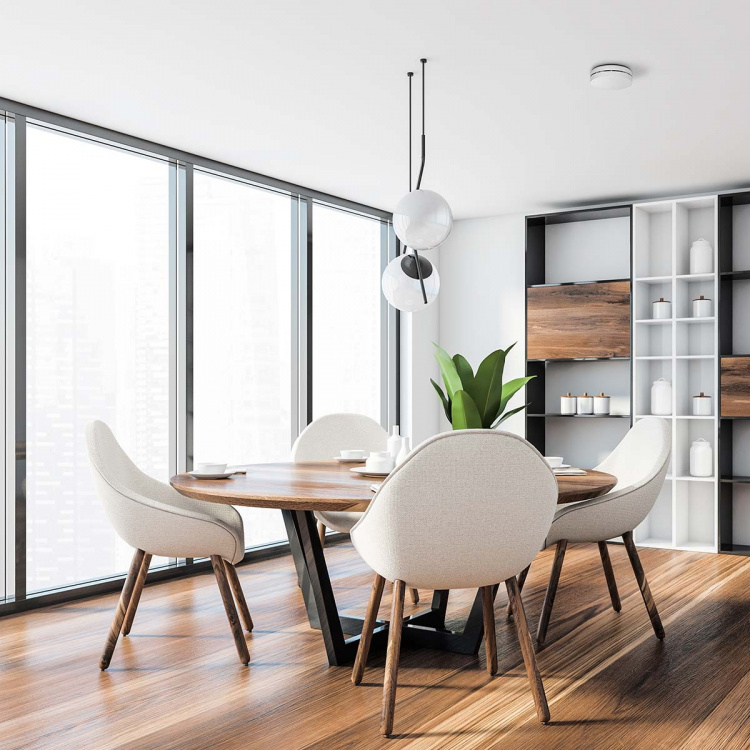 Alecto Design smoke detector with 10 year battery 2-pack White Alecto Design smoke detector with 10 year battery 2-pack White