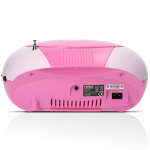 Lenco Portable FM Radio CD and USB player Pink
