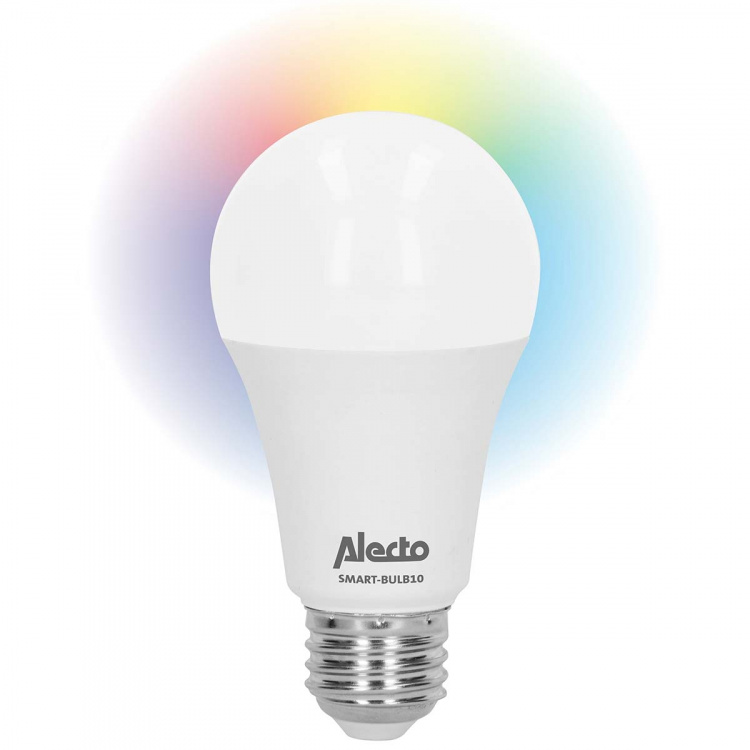 Alecto Smart LED colour lamp with Wi-Fi Alecto Smart LED colour lamp with Wi-Fi
