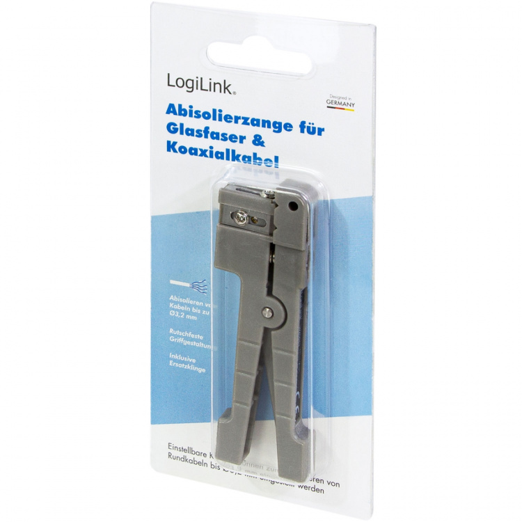 LogiLink Kabelskalare för fiber-, coax- och kopparkabel max Ø 3,2 mm LogiLink Kabelskalare för fiber-, coax- och kopparkabel max Ø 3,2 mm