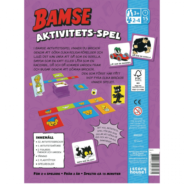 Kärnan Bamse Aktivitetsspel