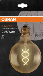 LEDVANCE LED 1906 Vintage globe 25W/820 fil spiral gold E27 LEDVANCE LED 1906 Vintage globe 25W/820 fil spiral gold E27