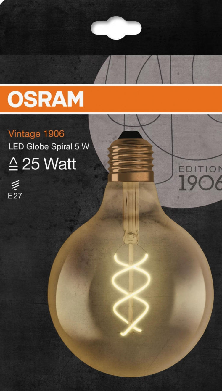 LEDVANCE LED 1906 Vintage globe 25W/820 fil spiral gold E27 LEDVANCE LED 1906 Vintage globe 25W/820 fil spiral gold E27