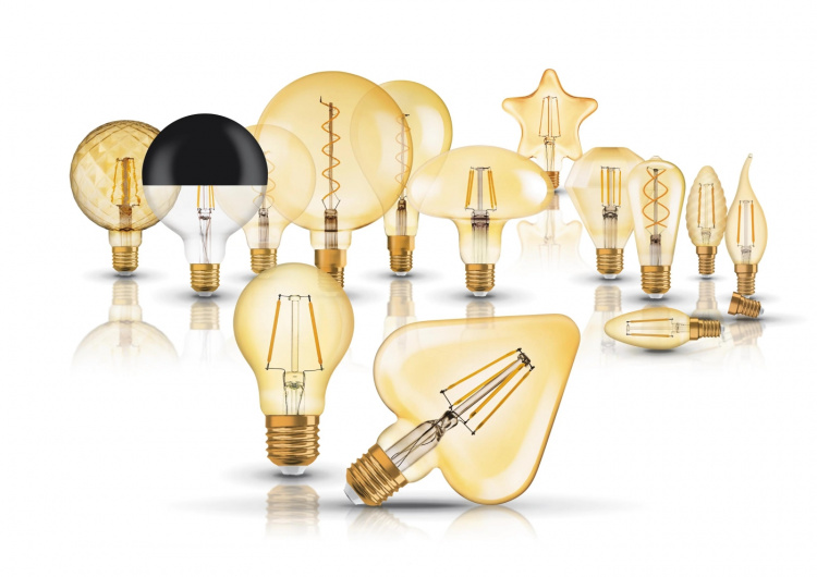 LEDVANCE LED 1906 Vintage Gold, 2,8W/21W, E27 Glob LEDVANCE LED 1906 Vintage Gold, 2,8W/21W, E27 Glob