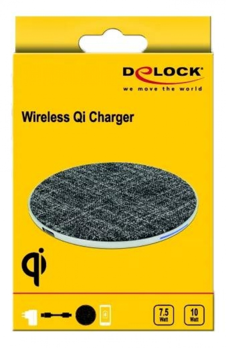 DeLOCK Wireless Qi Fast Charger 7.5 / 10 W DeLOCK Wireless Qi Fast Charger 7.5 / 10 W
