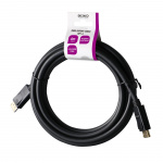 DELTACO DisplayPort cable, DP 1.4, 8K@30Hz, 4m, black