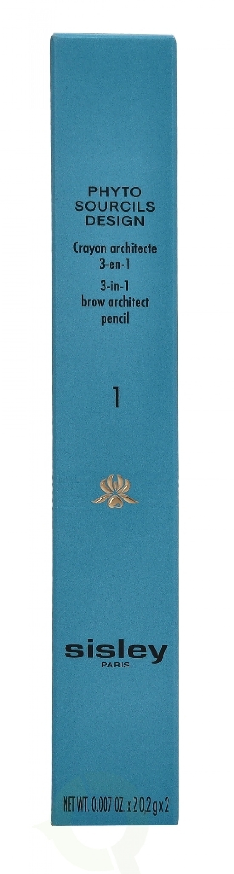 Sisley Phyto Sourcils Design 3-In-1 Brow Architect Pencil 0.4 g #1 Cappuccino