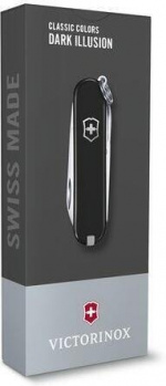 Victorinox Classic SD Dark Illusion multitool, black