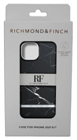 Richmond & Finch iPhone 13 Freedom Case, Black Marble