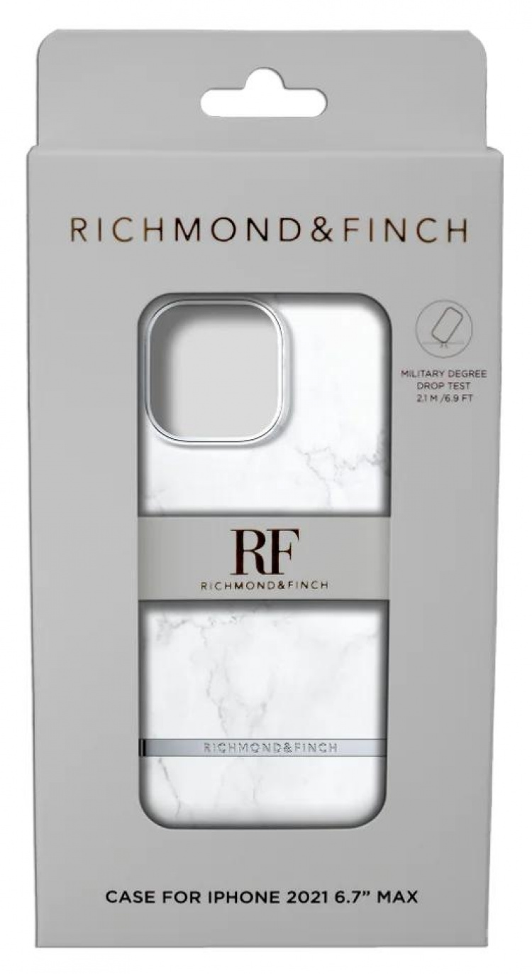Richmond & Finch iPhone 13 Pro Max Freedom Case, White Marble Richmond & Finch iPhone 13 Pro Max Freedom Case, White Marble