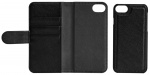 Essentials iPhone 6/7/8/SE (2020/2022) PU wall,det,3 card,Blk