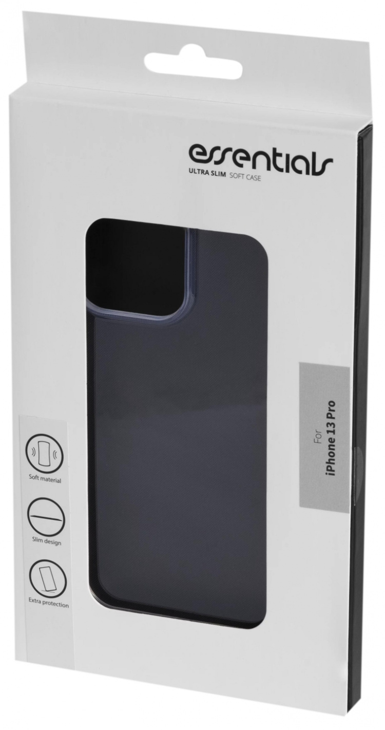 Essentials iPhone 13 Pro TPU back cover, Transparent Essentials iPhone 13 Pro TPU back cover, Transparent