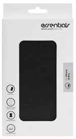 Essentials iPhone 13 Pro leather wallet, detachable, Black