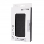 Essentials Motorola Edge 30 PU wallet, 3 cards, black