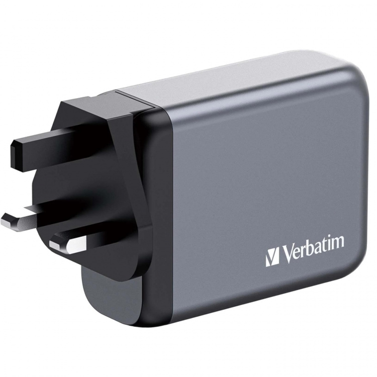 Verbatim GNC-100 GaN Charger 100W with 1 x USB-C® PD 100W Verbatim GNC-100 GaN Charger 100W with 1 x USB-C® PD 100W
