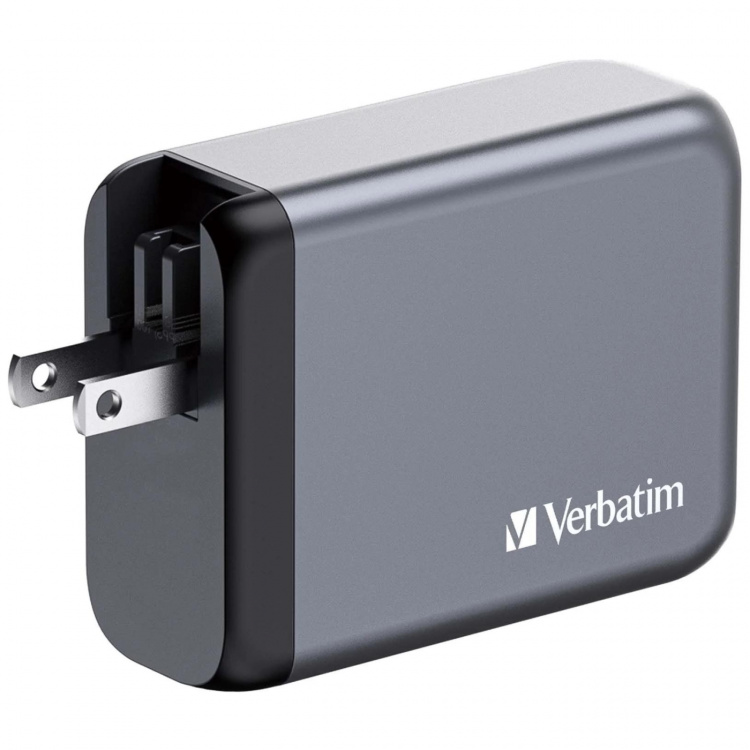 Verbatim GNC-100 GaN Charger 100W with 1 x USB-C® PD 100W Verbatim GNC-100 GaN Charger 100W with 1 x USB-C® PD 100W