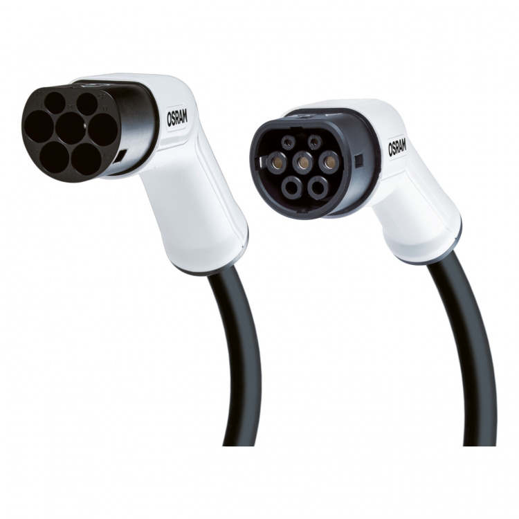 Osram EV-Charge cable 5m, Type 2 to Type 2, 1 Phase 32A