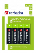 Verbatim Rechargable battery AA 4 PACK / HR6