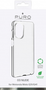 Puro Motorola Moto G41/G31 0.3 Nude, Transparent